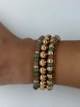 Load image into Gallery viewer, Earth Tone &amp; Roundel Bracelet
